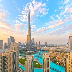 Signature Burj Khalifa And Fountain View Dubaï